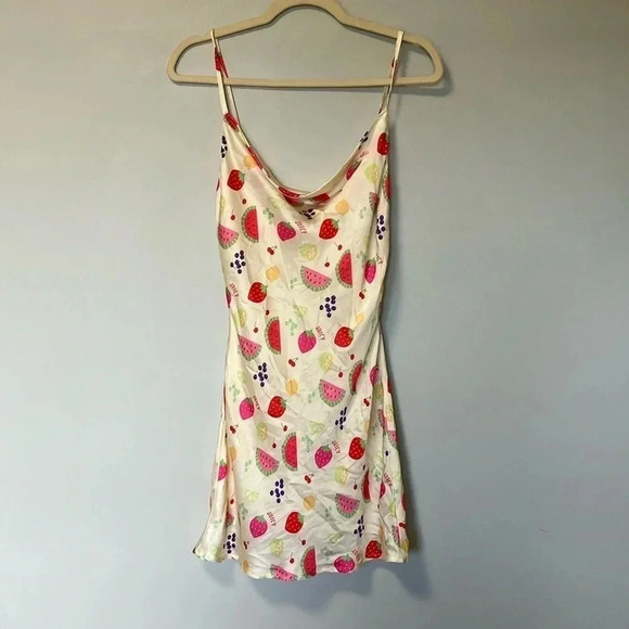 NWT Peppermayo tutti frutti slip dress with  lining - Picture 1 of 10